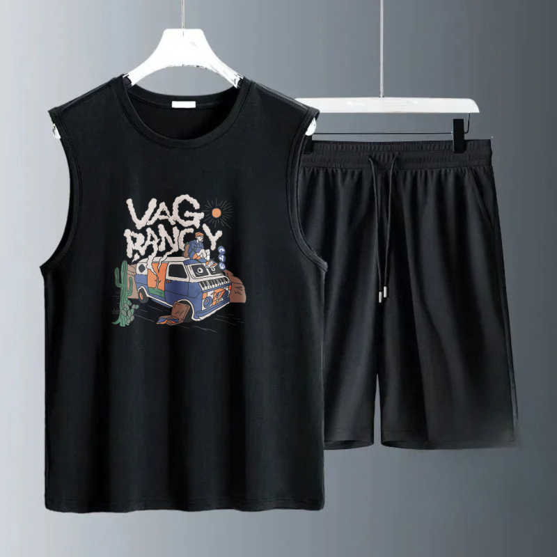 Summer Clothing Mens - Set Tank Top Pria Musim Panas