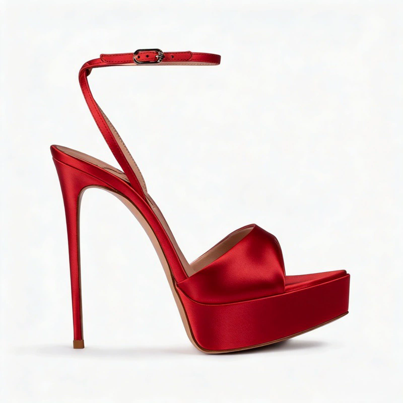 Summer Clothing Plus Size - Sandal platform tahan air pita sutra