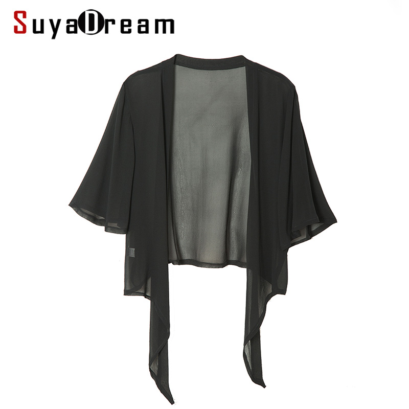 Summer Clothing Old Money - SuyaDream Wanita Blus Sutra 100% REAL