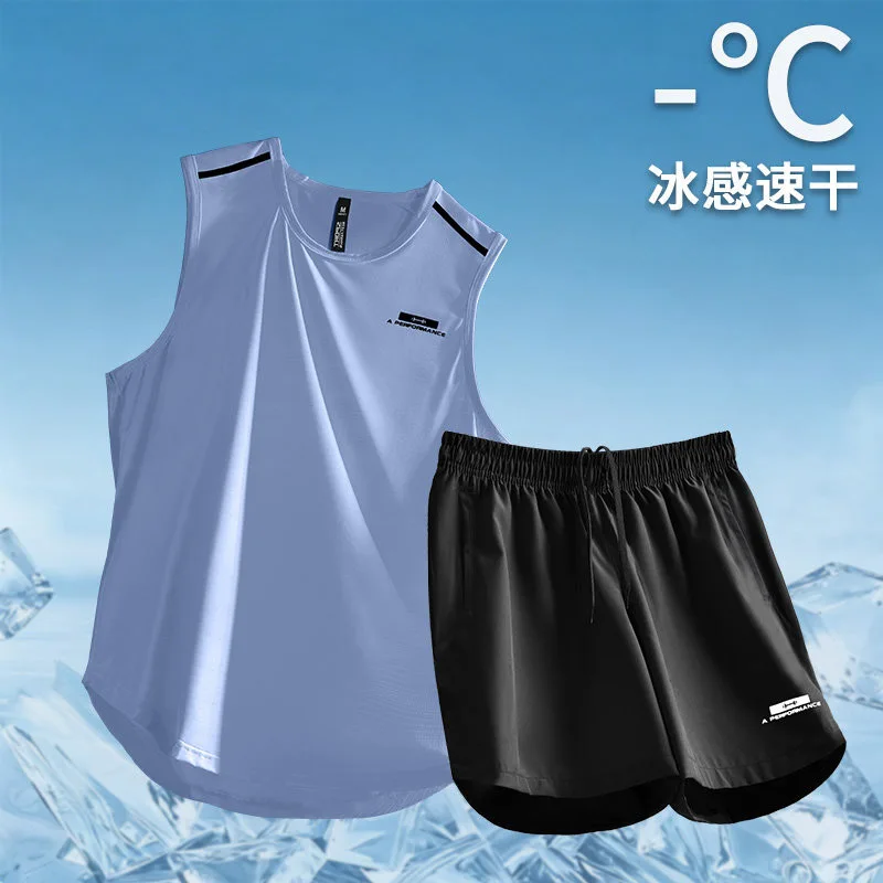 Yours Summer Clothing - Setelan Olahraga Lari Sutra Es Pakaian