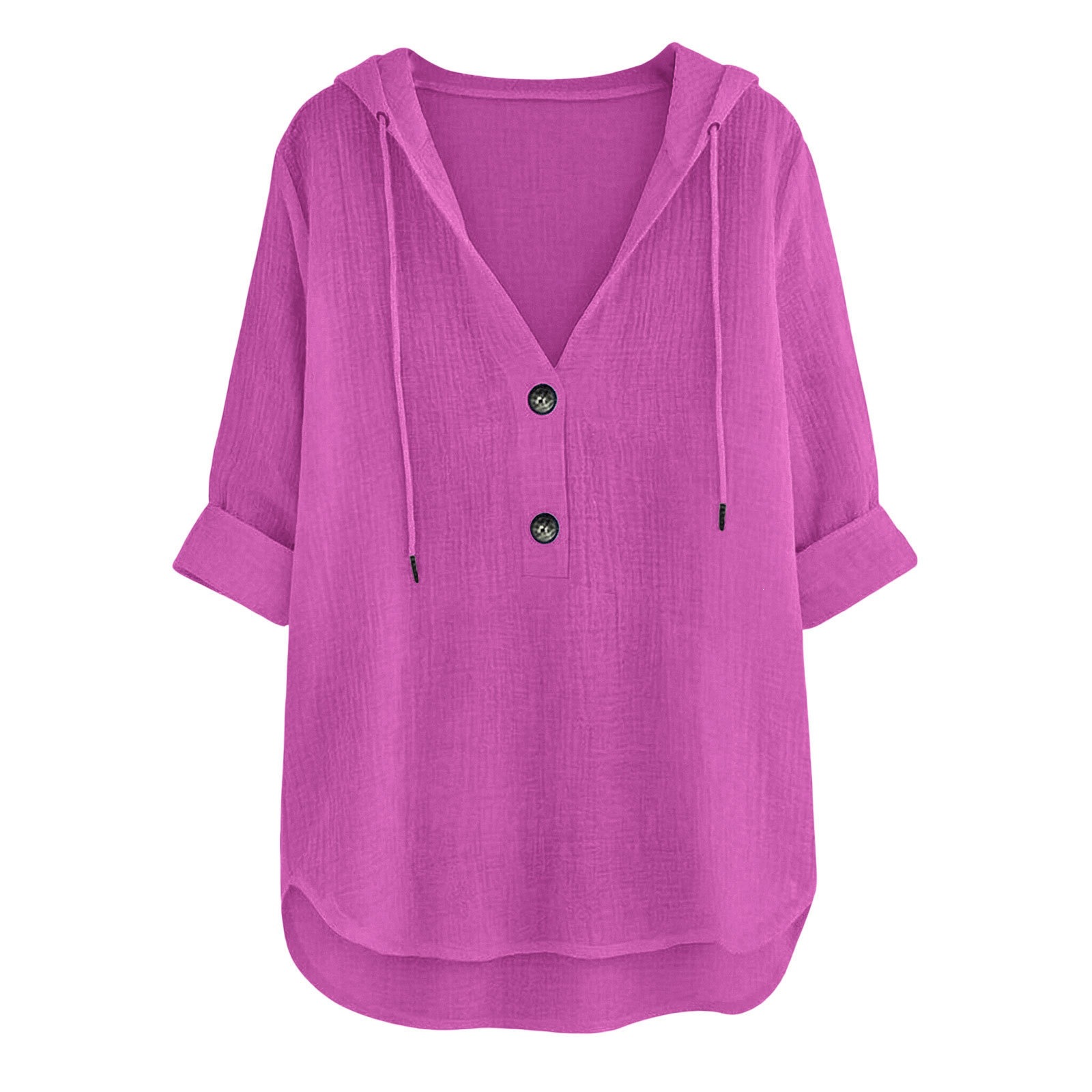 Summer Clothing Old Money - Blus Katun Linen Wanita Berkerudung dengan