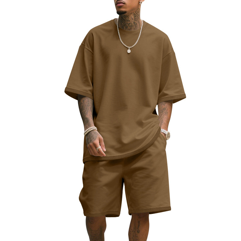 Summer Clothing Pieces - Setelan Kasual Pria Dua Potong Musim
