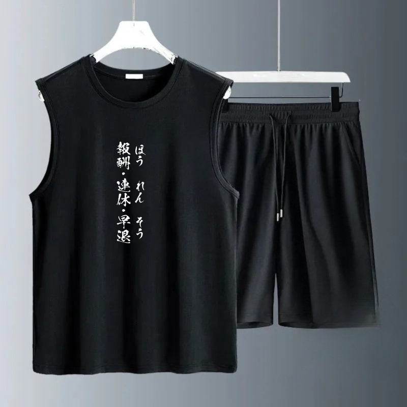 Summer Clothing Mens - Set Tank Top Pria Musim Panas