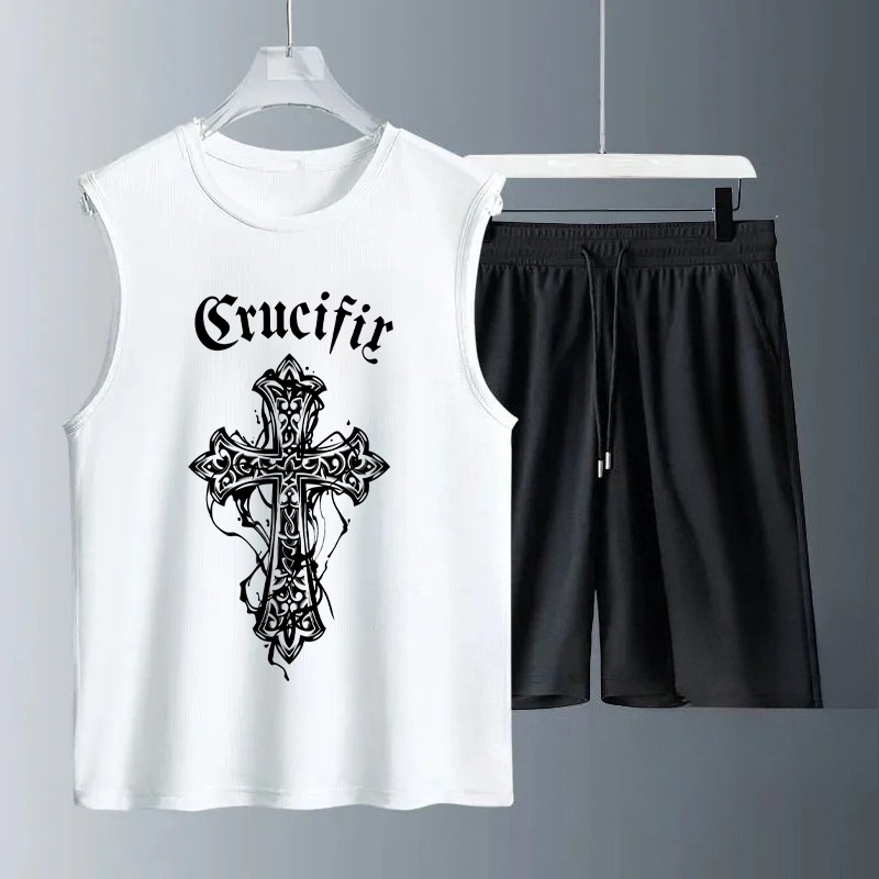 Summer Clothing Mens - Set Tank Top Pria Musim Panas