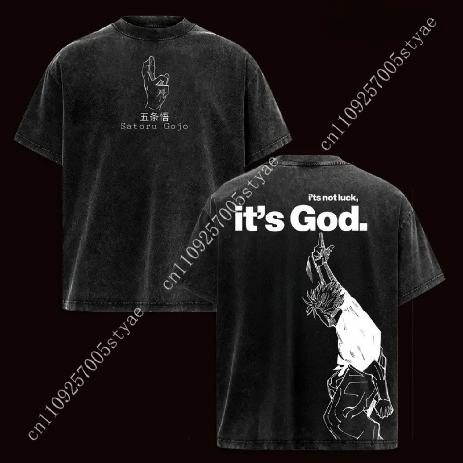 Yours Summer Clothing - Kaos Grafis Anime Gojo Satoru Pakaian