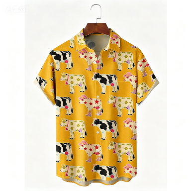 Summer Clothing For A Beach - Kemeja Kucing Bunga Pantai Hawaii Modis