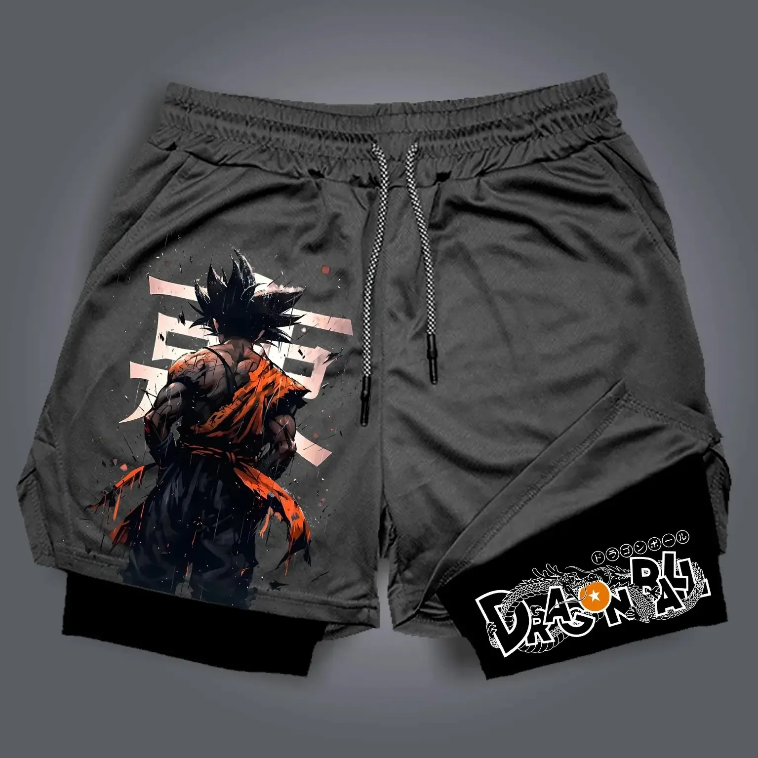 Summer Clothing Layering - Celana Pendek Pria Anime Dragon Ball