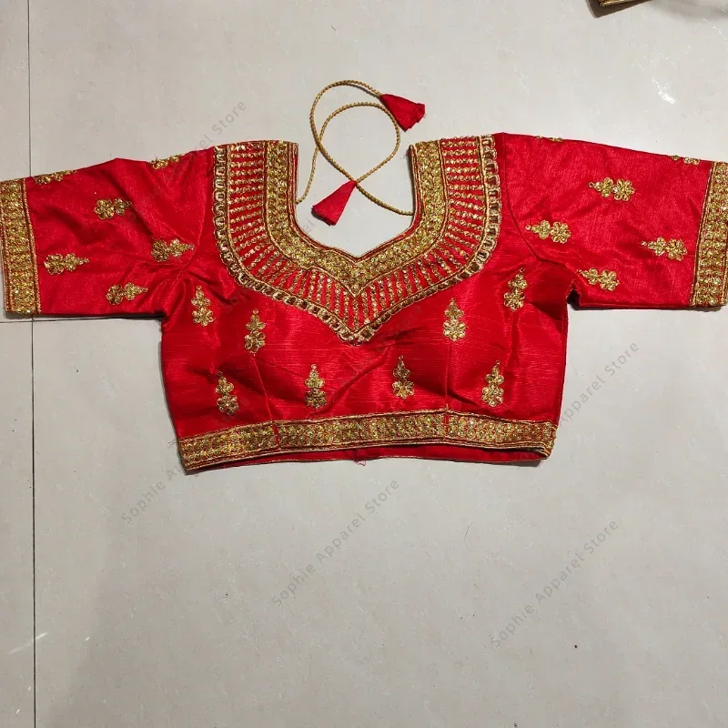 Summer Clothing India - Pakaian tradisional India atasan Sari blus