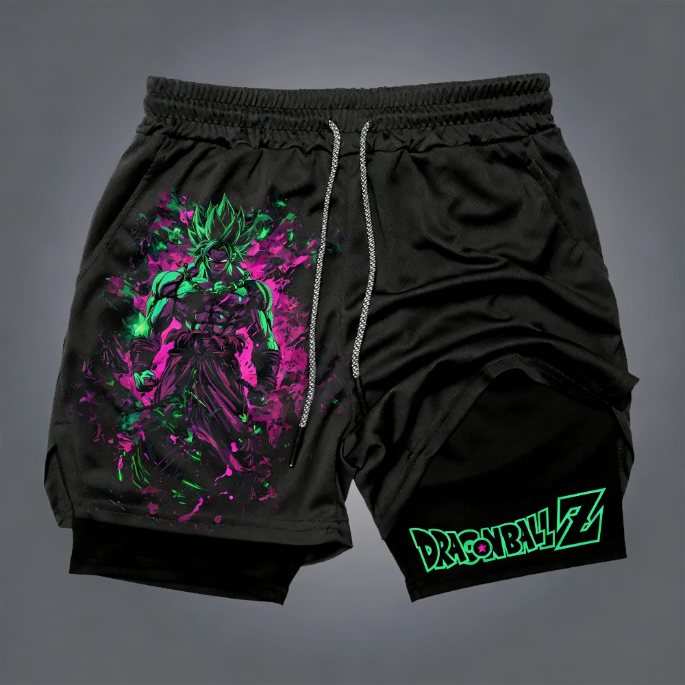 Summer Clothing Layering - Dragon Ball Broli Uniseks Harajuku Anime