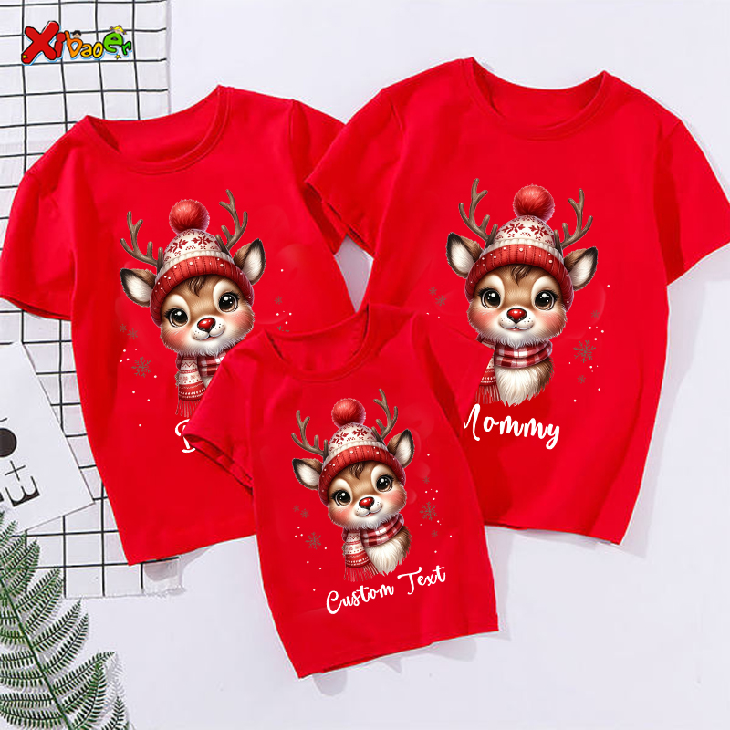 Summer Clothing Names - Kemeja natal nama kustom anak-anak keluarga