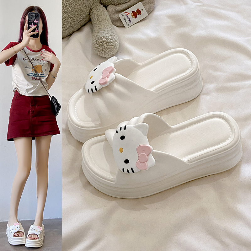 Sandal Wanita Hello Kitty Lucu - Summer Cloth ulasan dan harga