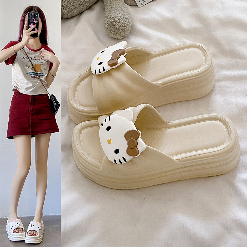 Sandal Wanita Hello Kitty Lucu - Summer Cloth ulasan dan harga