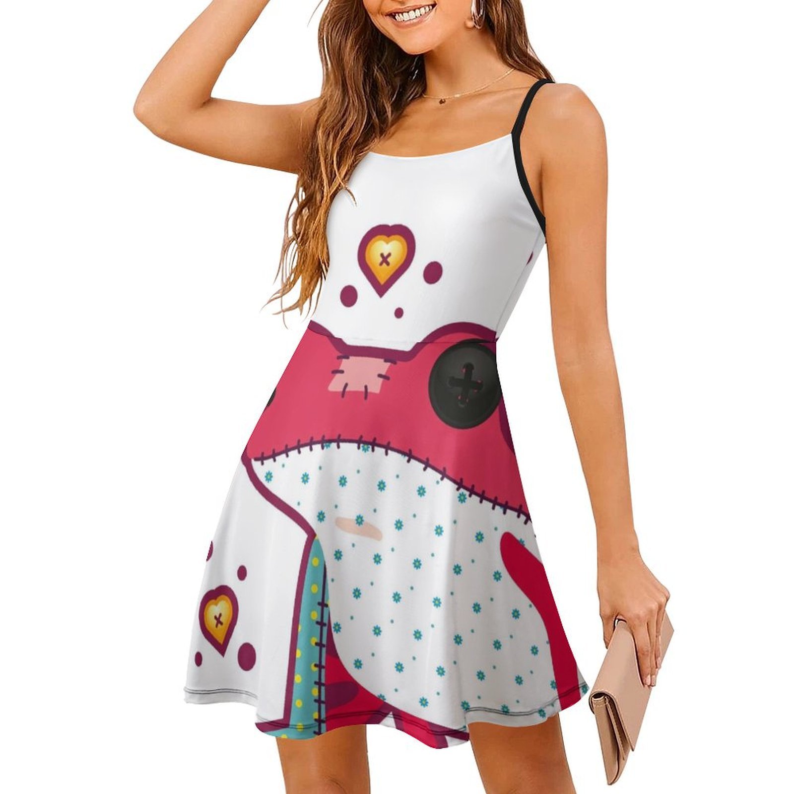 Gaun Tanpa Lengan Ragdoll Frog - Summer Clothing For A Beach ulasan dan harga