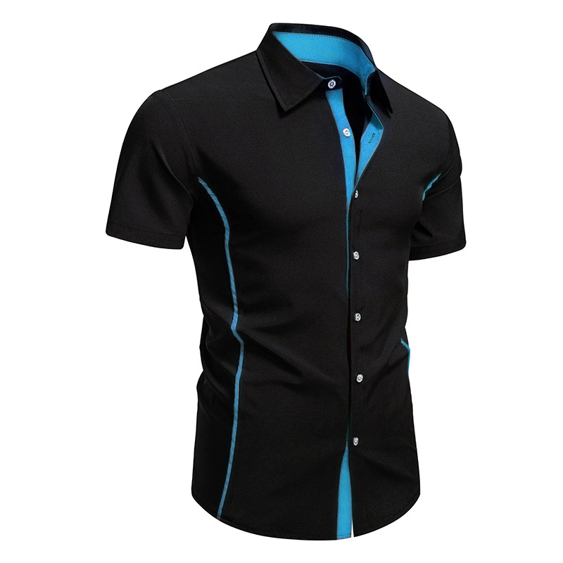 Kemeja Bisnis Formal Elastis M - Summer Clothing Old Money ulasan dan harga