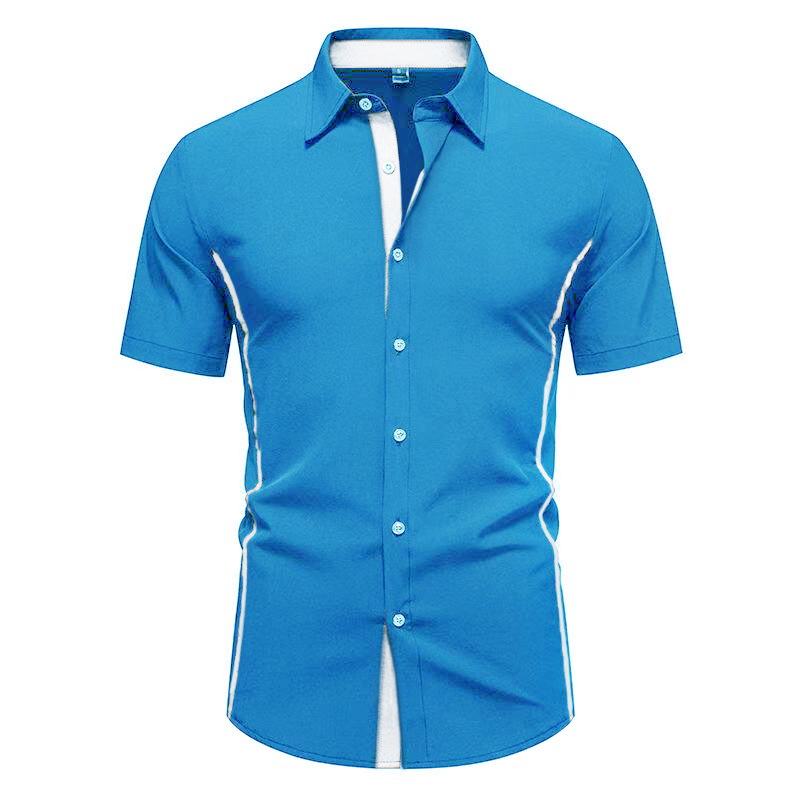 Kemeja Bisnis Formal Elastis M - Summer Clothing Old Money ulasan dan harga