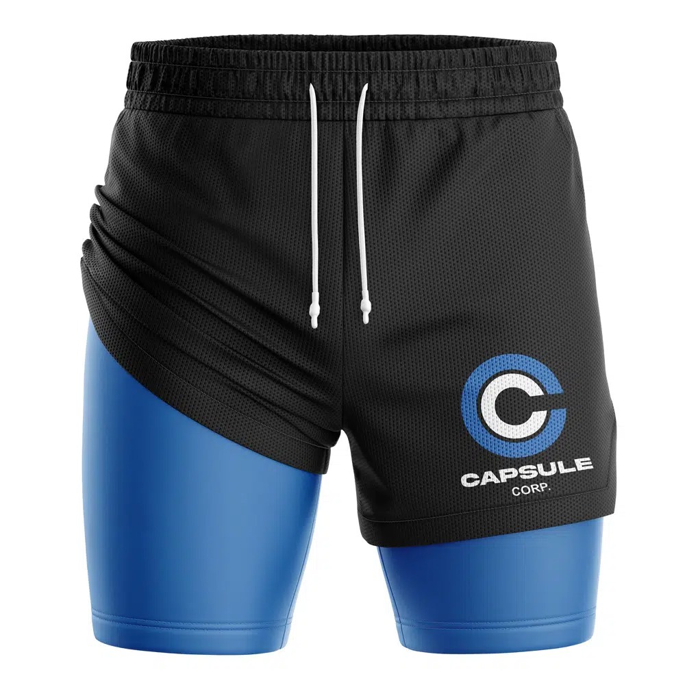 Celana Pendek Gym 2-in-1 Doubl - Summer Clothing Layering ulasan dan harga