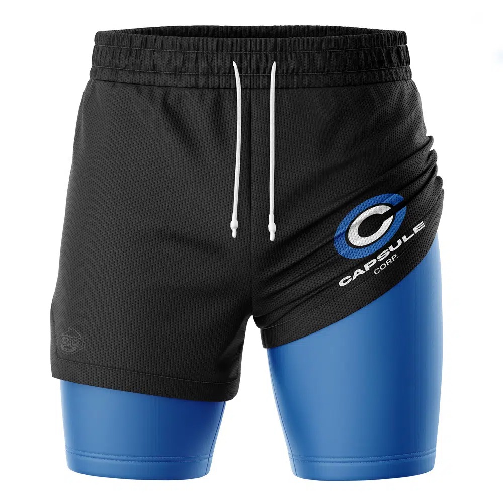 Celana Pendek Gym 2-in-1 Doubl - Summer Clothing Layering ulasan dan harga