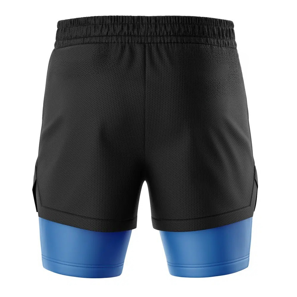 Celana Pendek Gym 2-in-1 Doubl - Summer Clothing Layering ulasan dan harga