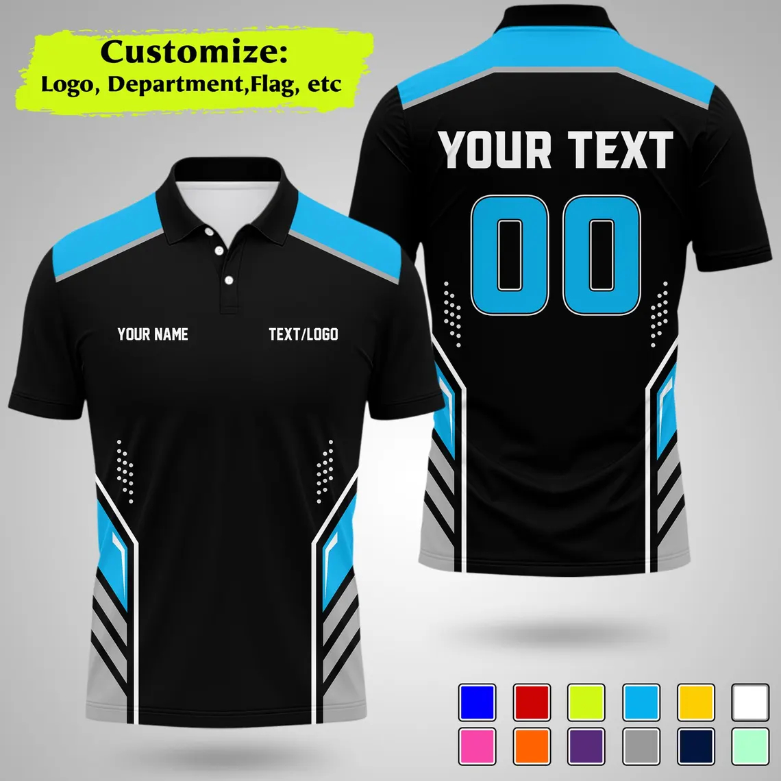 Kaos Polo Tim Personalisasi Ba - Summer Clothing Names ulasan dan harga
