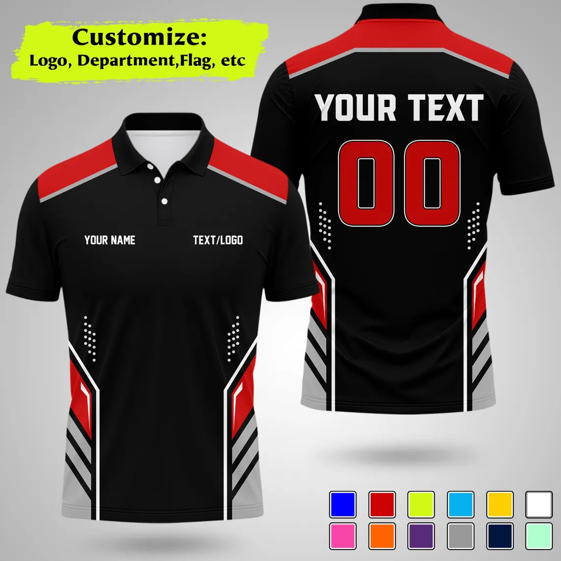 Kaos Polo Tim Personalisasi Ba - Summer Clothing Names ulasan dan harga