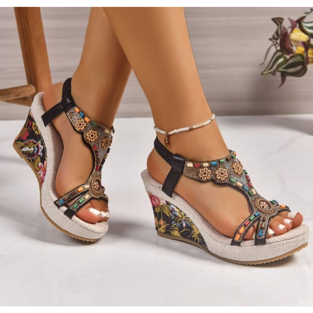 Sandal Wanita Kulit Musim Pana - Summer Clothing Plus Size ulasan dan harga