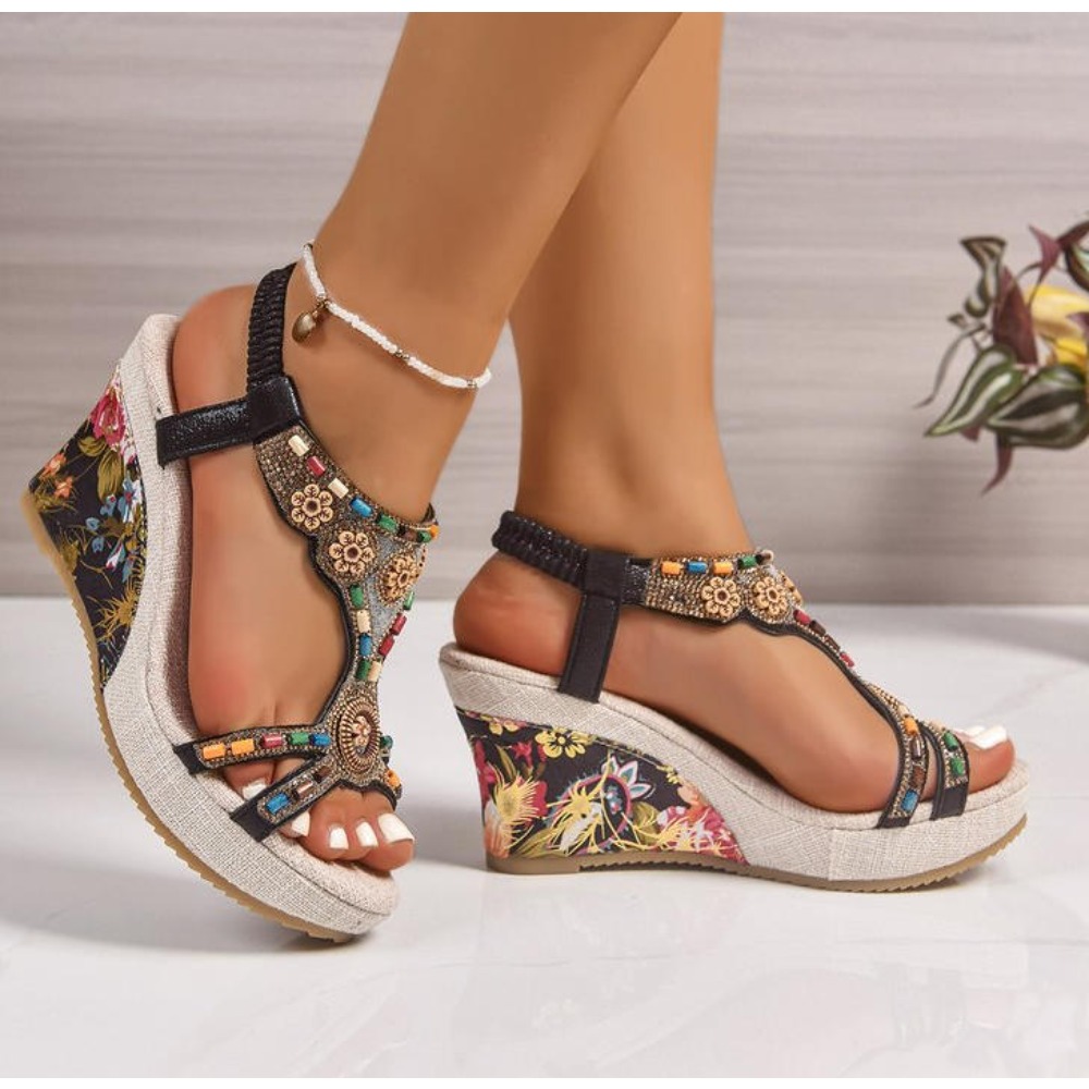 Sandal Wanita Kulit Musim Pana - Summer Clothing Plus Size ulasan dan harga