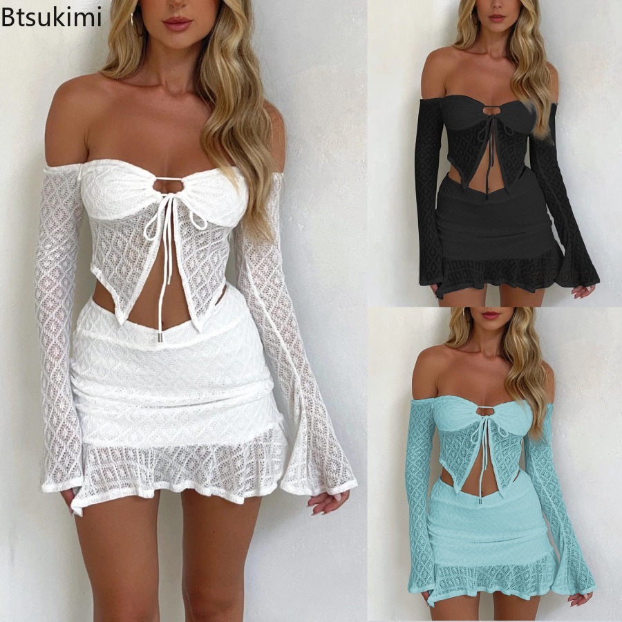 Set 2 potong seksi wanita baru - Summer Clothing Women Sale ulasan dan harga