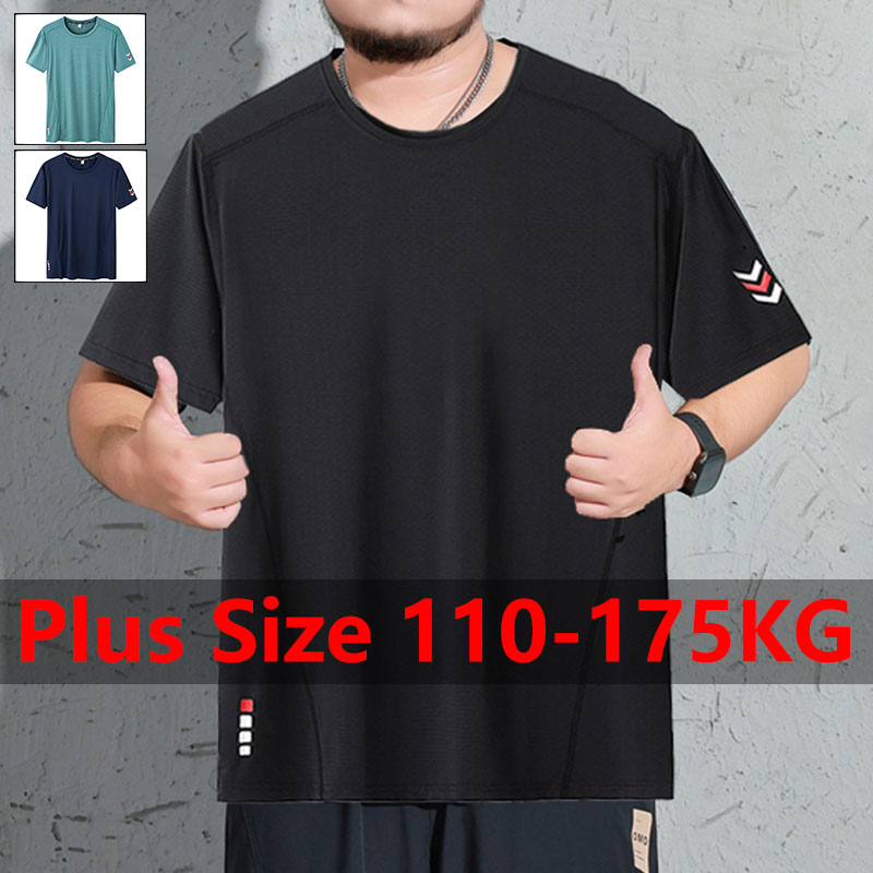 Kaus Ukuran Besar Pria 5XL 6XL - Summer Clothing Plus Size ulasan dan harga
