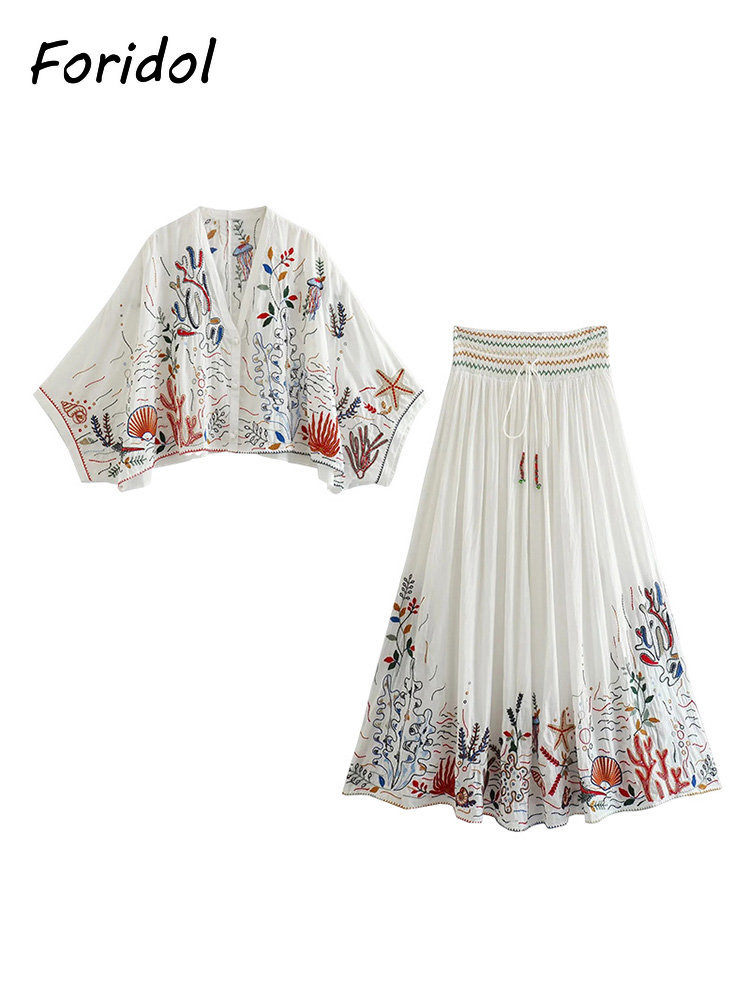 Foridol gaun rumbai putih katu - Summer Clothing Women Sale ulasan dan harga