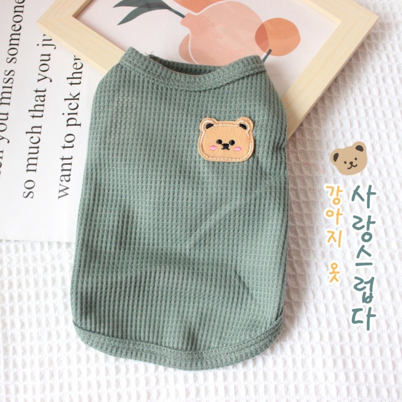 1 buah rompi beruang hijau pak - Summer Green Clothing ulasan dan harga