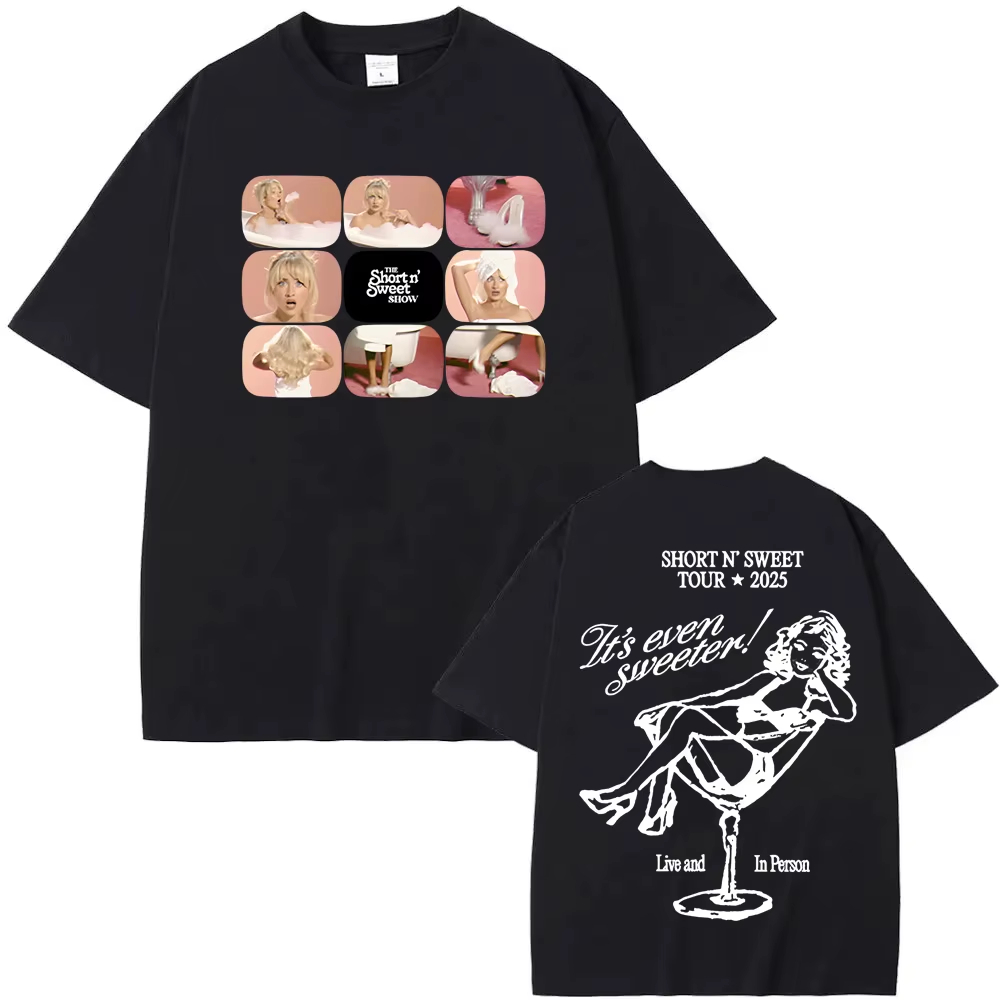 Kaos Short N' Sweet TV Grid Re - Summer Clothing Websites ulasan dan harga