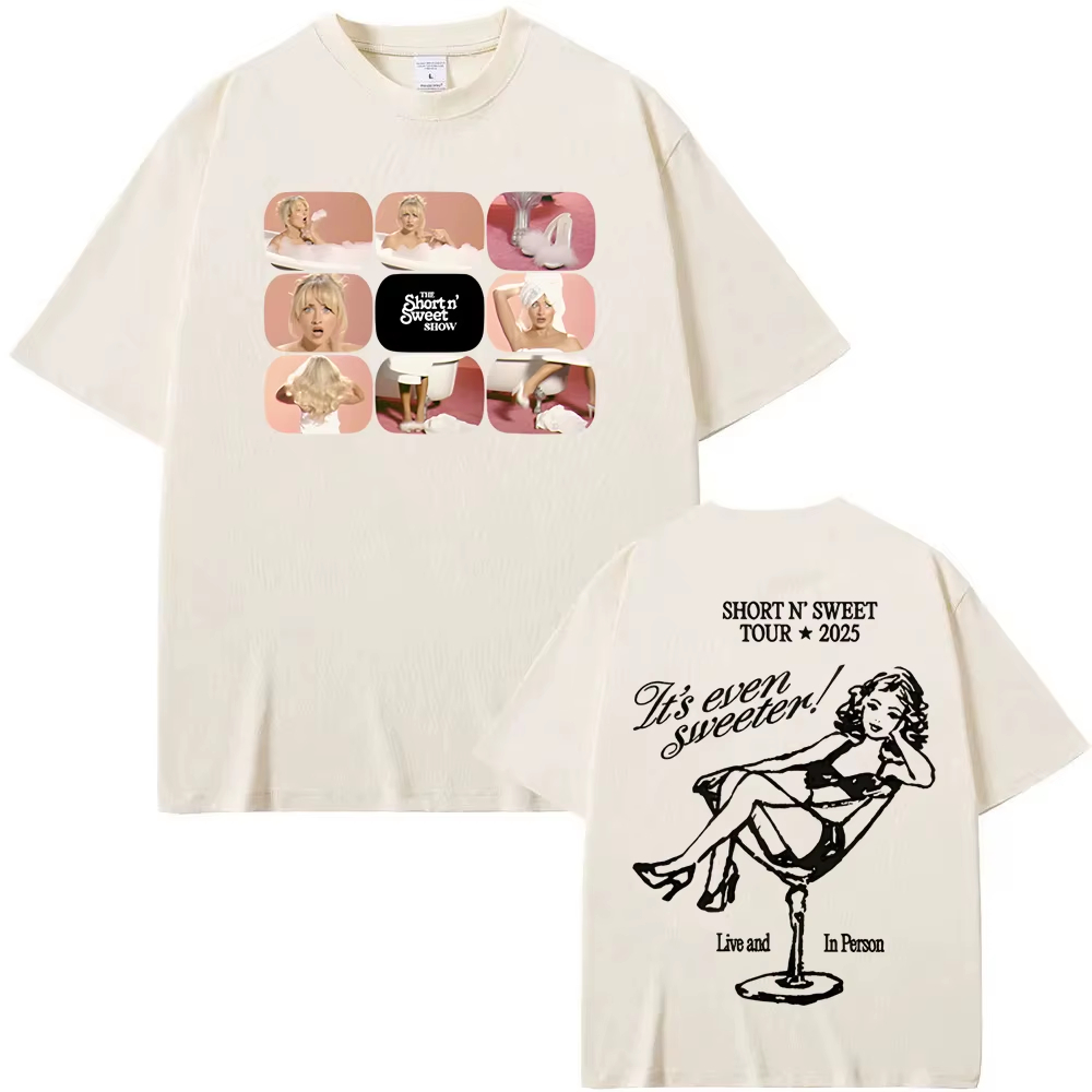 Kaos Short N' Sweet TV Grid Re - Summer Clothing Websites ulasan dan harga