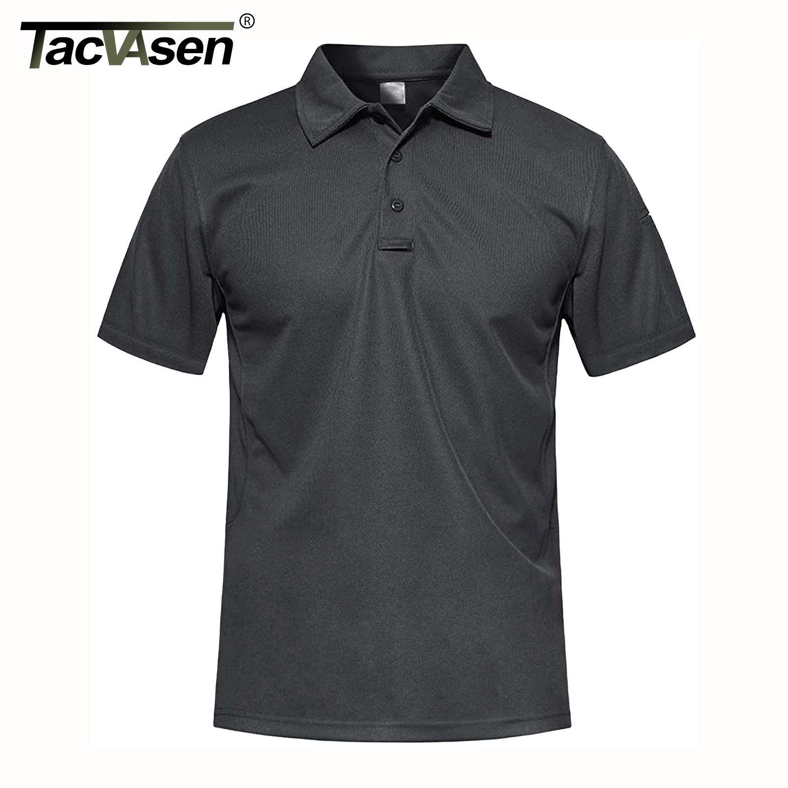 TACVASEN Kaos Polo Fashion War - Summer Green Clothing ulasan dan harga