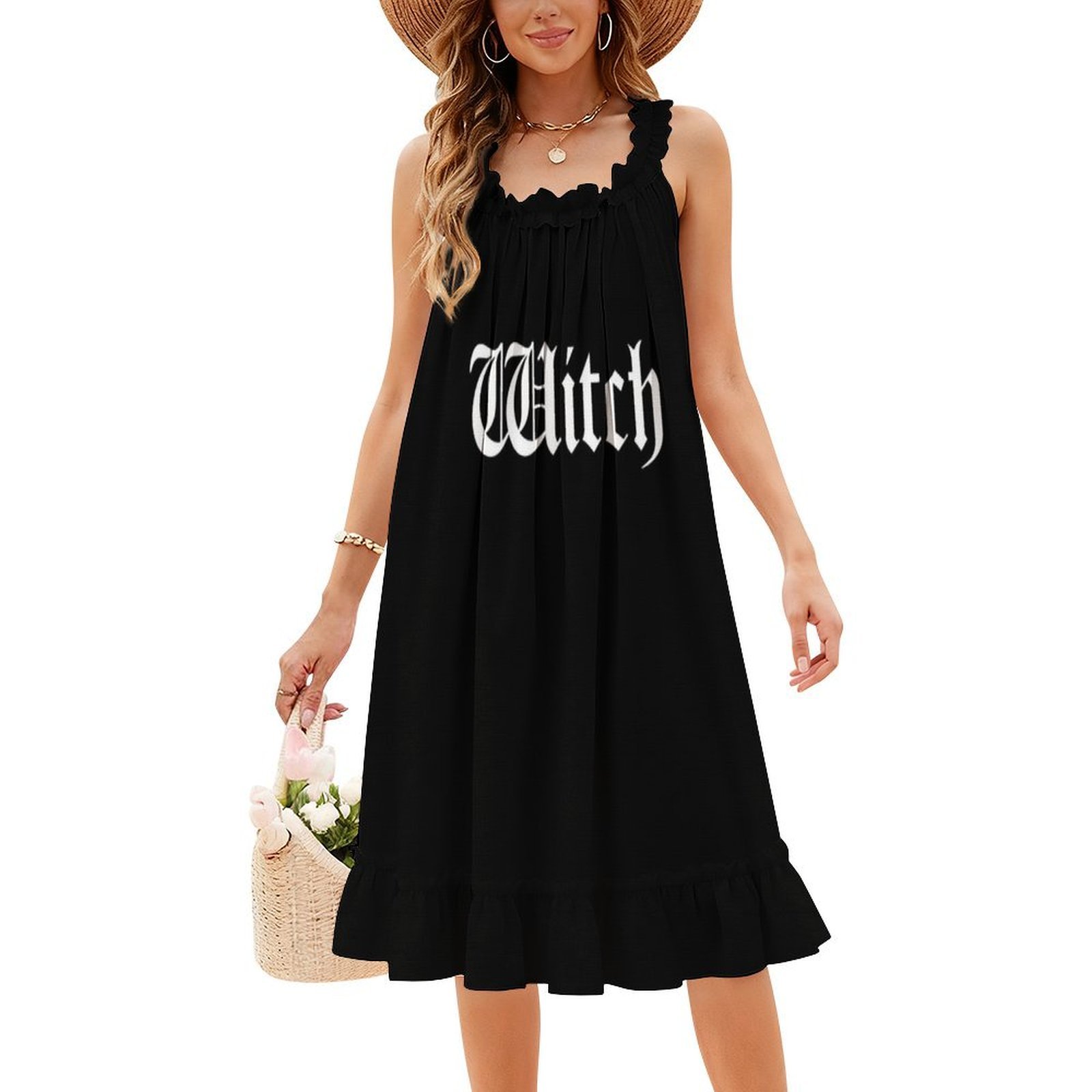 Gaun Tanpa Lengan Bohemian Pen - Summer Clothing For A Beach ulasan dan harga