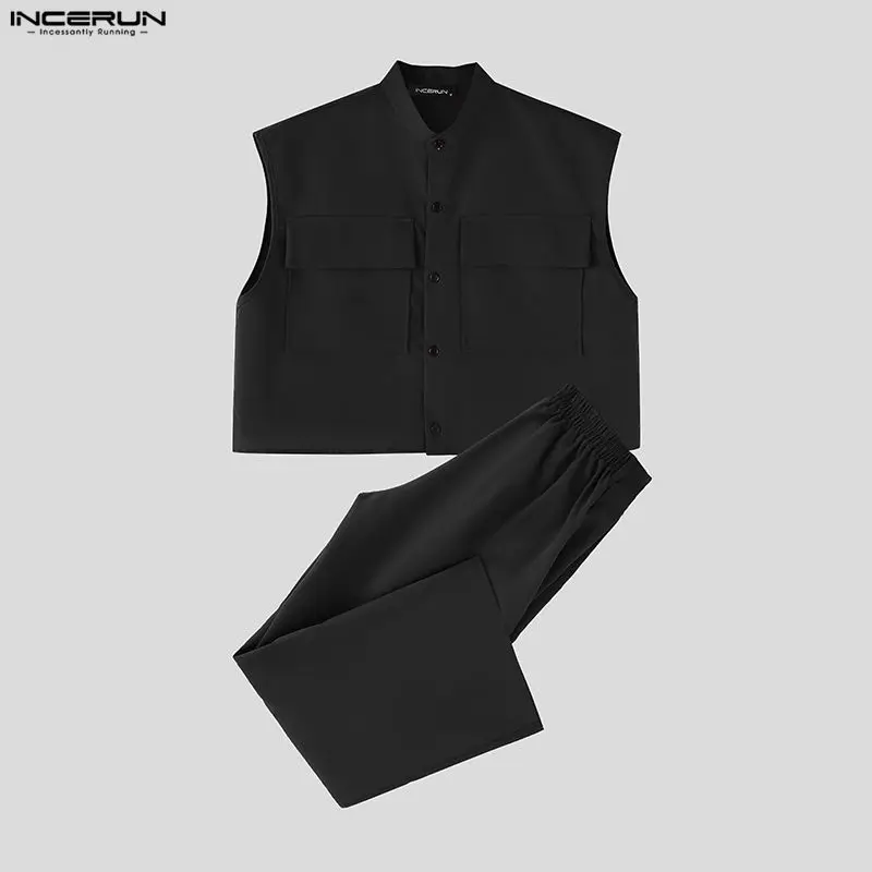 INCERUN Set Pria Atasan Crop T - Summer Clothing Trend ulasan dan harga