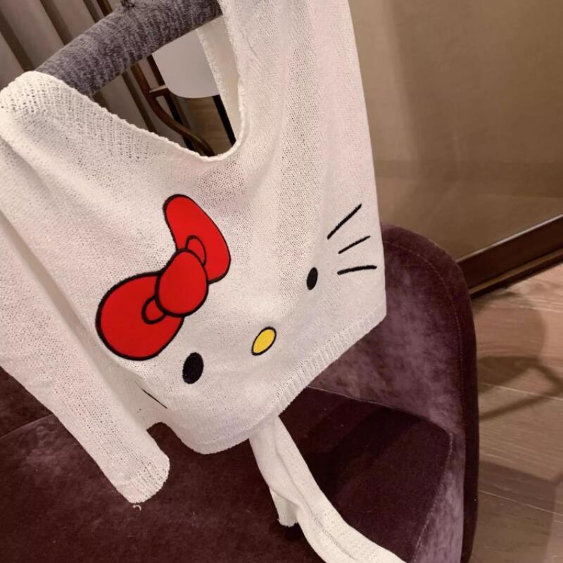 Selendang Pola Hello Kitty Bar - Summer Cloth ulasan dan harga