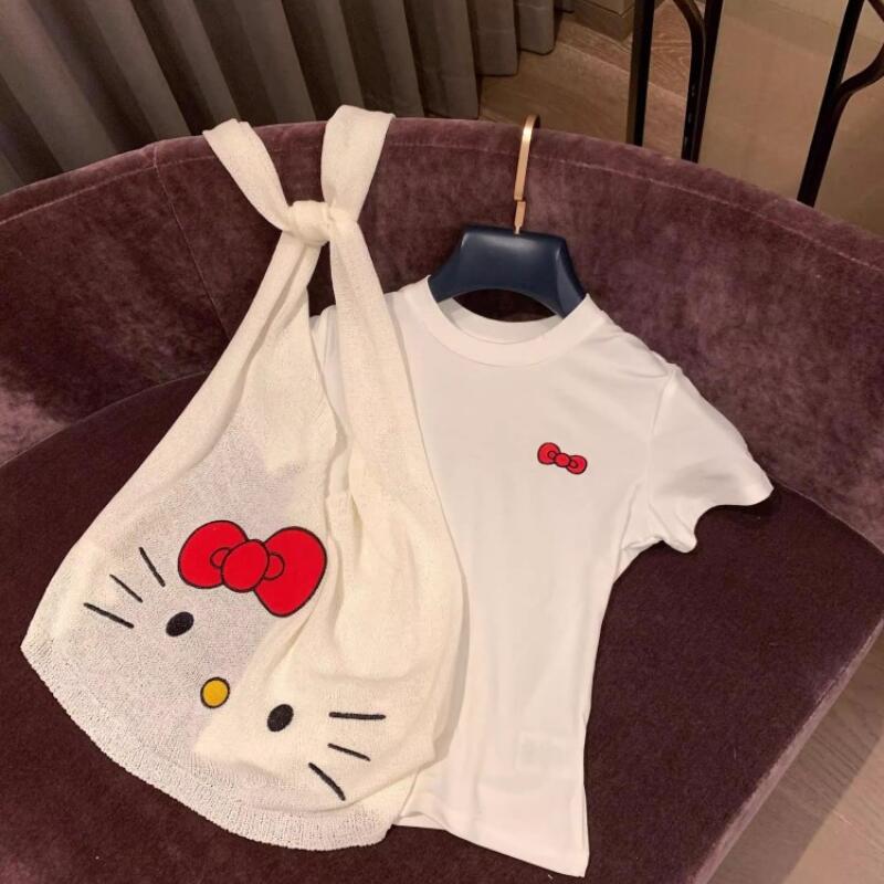 Selendang Pola Hello Kitty Bar - Summer Cloth ulasan dan harga