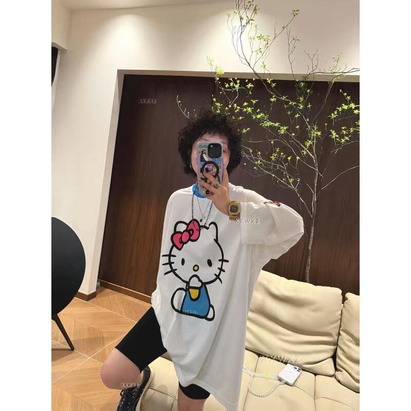 Kaus Gambar Kartun Lucu Gaya B - Summer Clothing ulasan dan harga