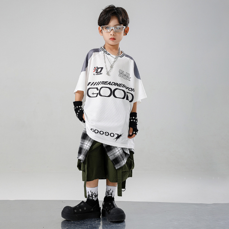 Pakaian Hip Hop Kpop Anak-anak - Summer Green Clothing ulasan dan harga
