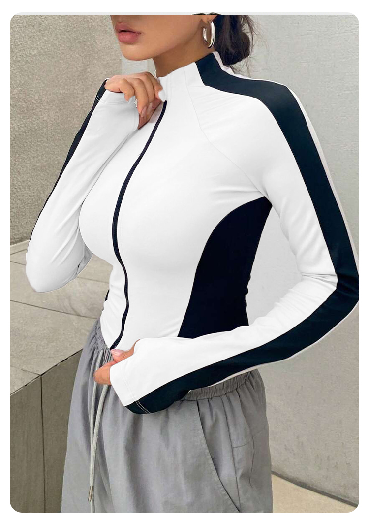 Pakaian Yoga Jaket Kerah Berdi - Summer Clothing ulasan dan harga