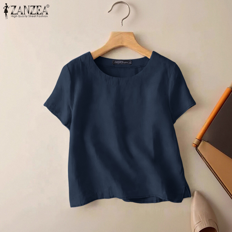 ZANZEA Blus Katun Kasual Musim - Summer Days Clothing ulasan dan harga