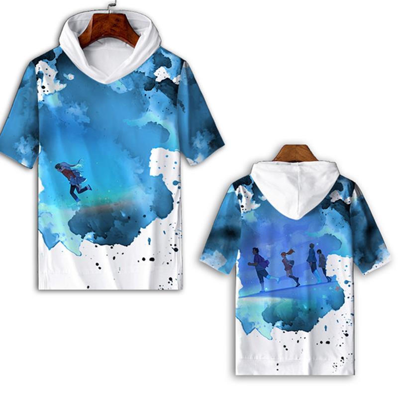 Kaos Oblong Pria Motif Bunga T - Summer Clothing Names ulasan dan harga