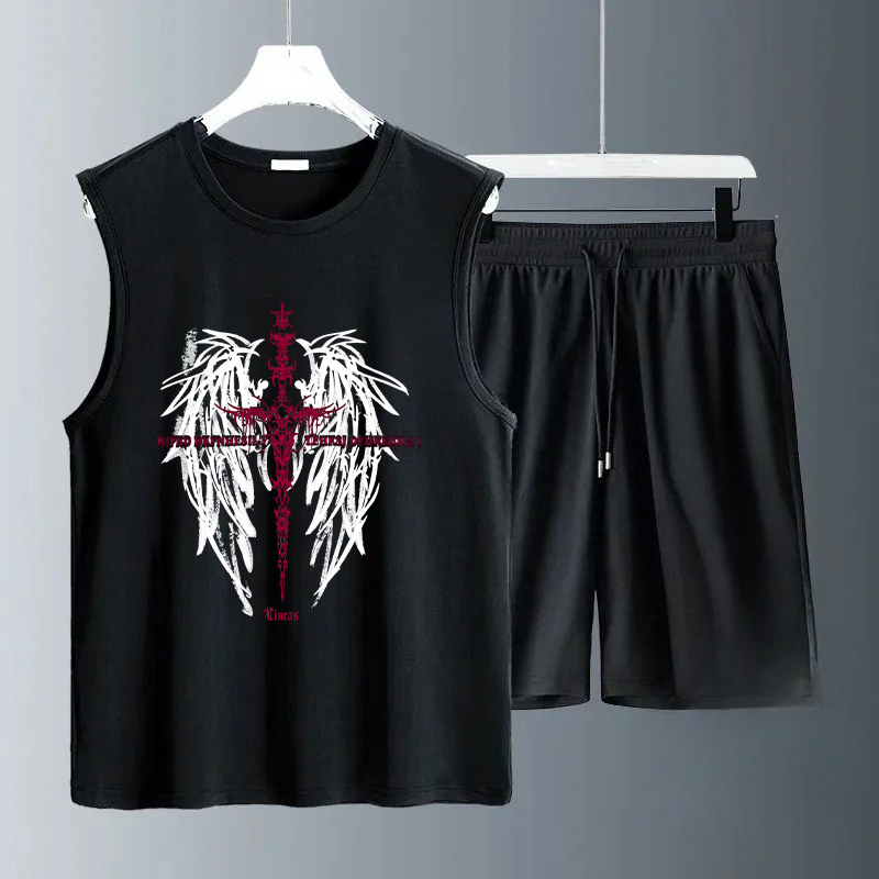 Set Tank Top Pria Musim Panas  - Summer Clothing For A Beach ulasan dan harga