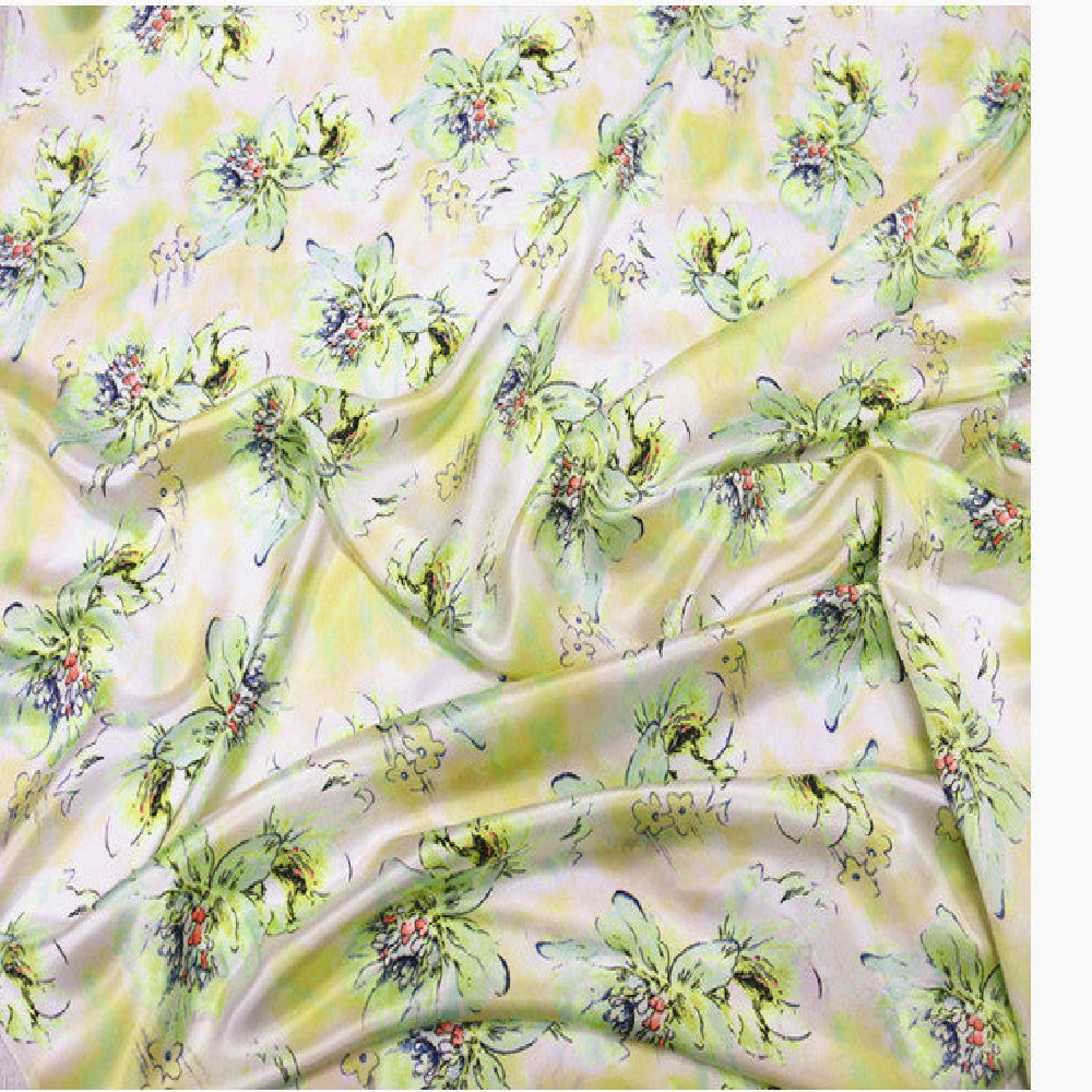 Kain Satin Sutra Modern Berkil - Summer Green Clothing ulasan dan harga