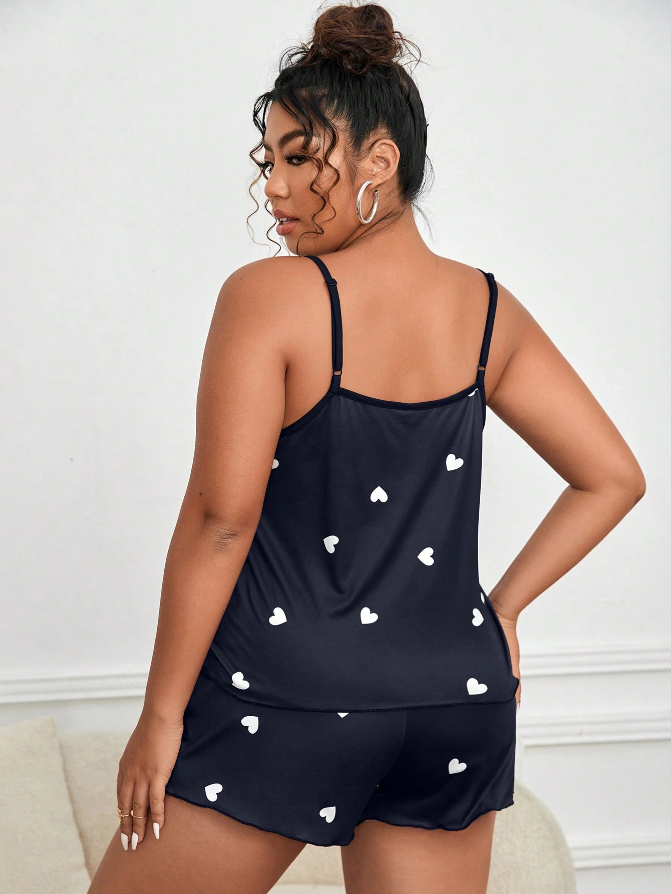 Set Piyama 2 Potong untuk Wani - Summer Clothing Plus Size ulasan dan harga
