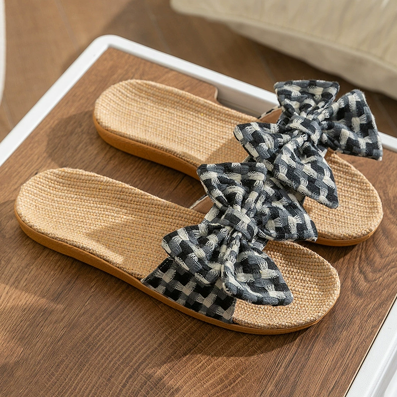 Sendal kain linen baru untuk w - Summer Cloth ulasan dan harga