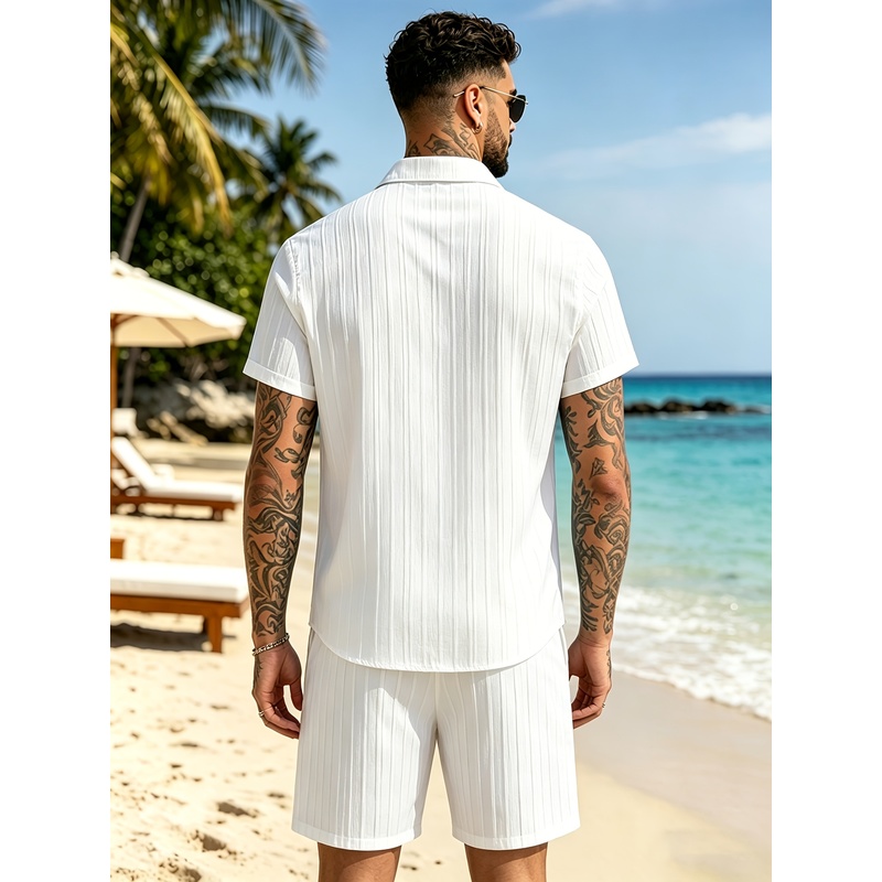 Setelan Kasual Musim Panas Pri - Summer Clothing For A Beach ulasan dan harga