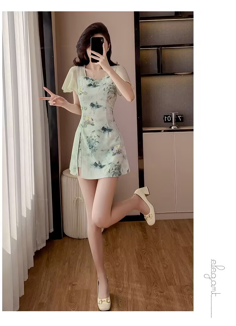 Gaun Temperamen Set Dua Potong - Summer Clothing Women Sale ulasan dan harga