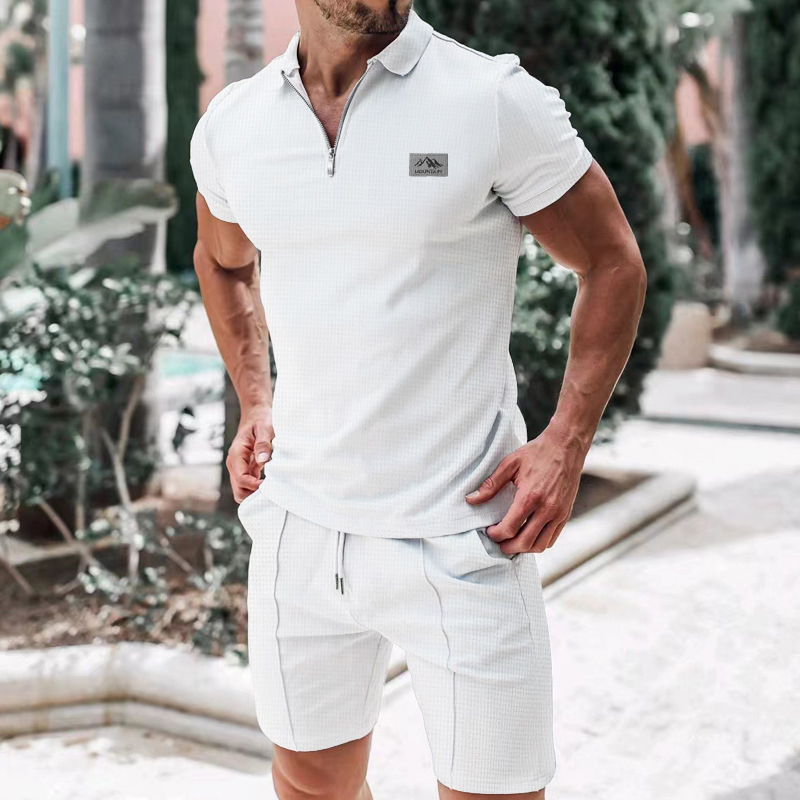 Setelan Jas Pria Gaya Eropa Te - Summer Cloth ulasan dan harga