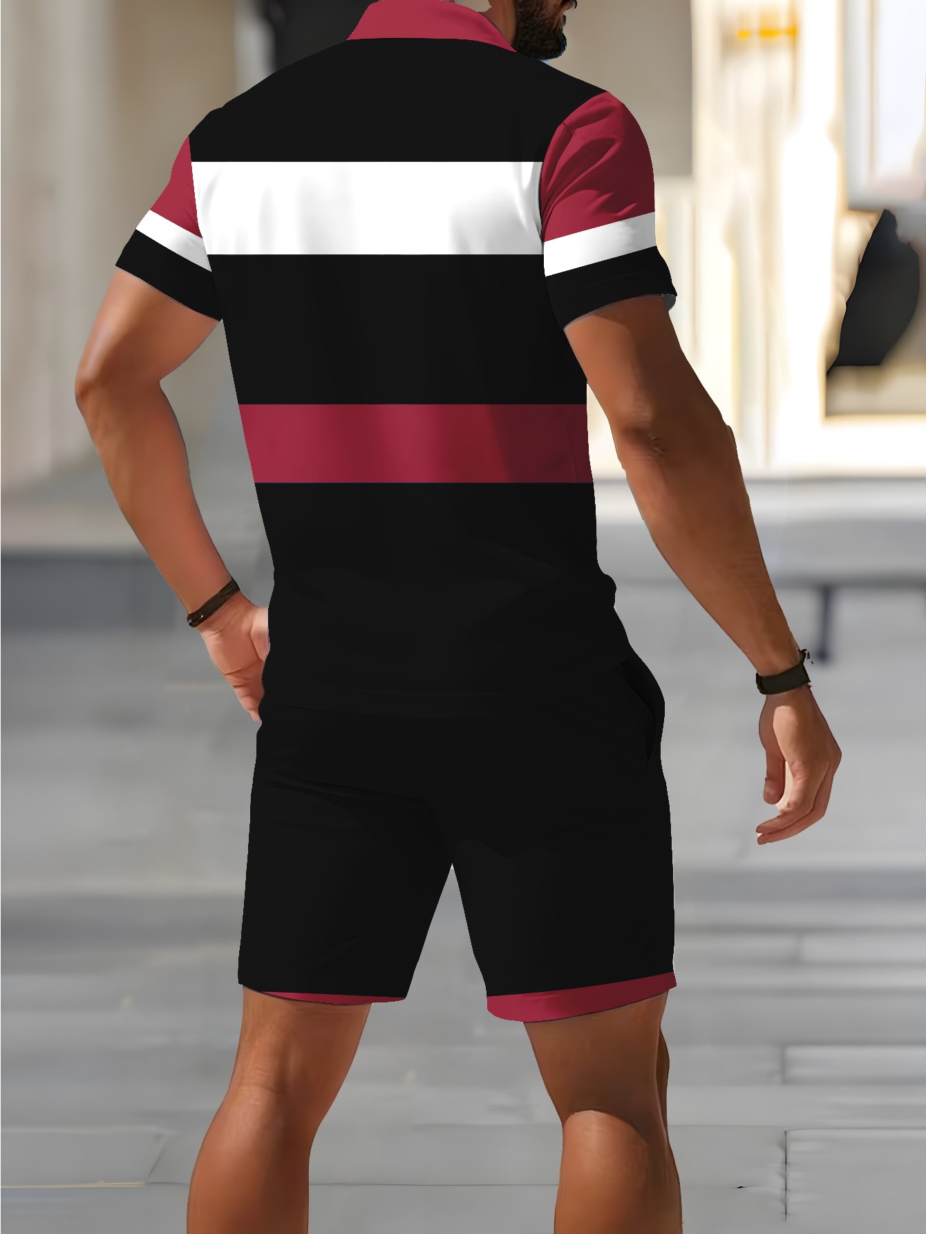 Set Kaos Polo Pria Musim Panas - Summer Clothing Design ulasan dan harga